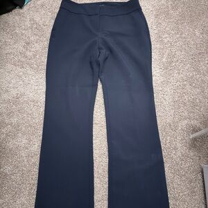 Navy Blue Wide-Leg Pants